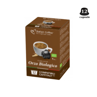 Italian Coffee Orzo Biologico - Compatibil Cafissimo / Caffitaly - Cutie 12 Capsule
