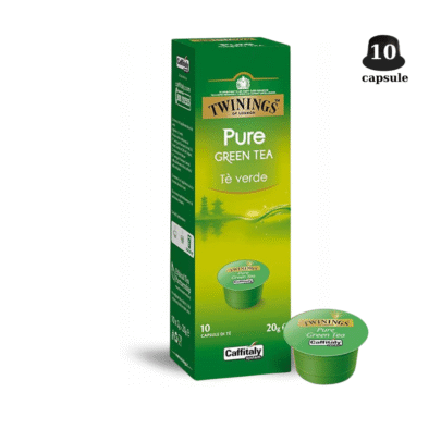 Caffitaly Twinings Pure Green Tea (ceai verde)–  Cafissimo / Caffitaly - 10 Capsule