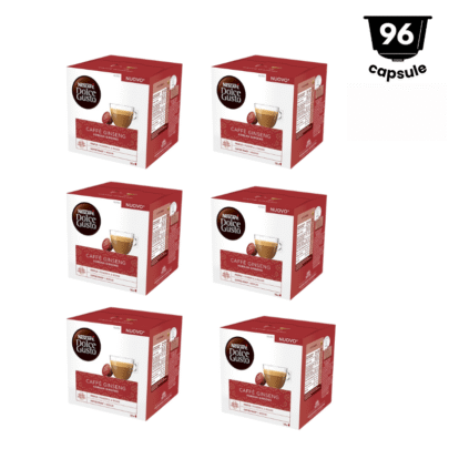 96 capsule Nescafè Dolce Gusto Caffé Ginseng, 6x16 Capsule