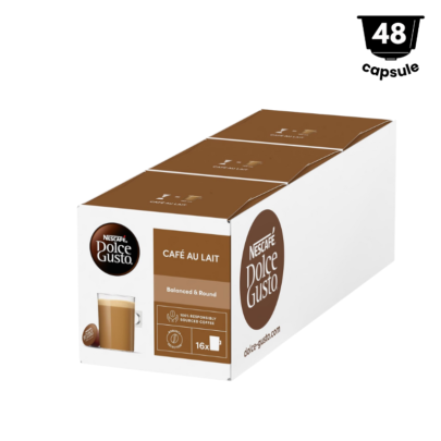 48 capsule Nescafè Dolce Gusto Café au Lait ,3x16 Capsule