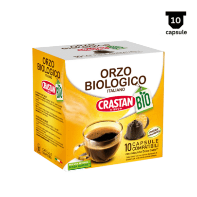 Crastan Orzo Biologico- Compatibil Dolce Gusto- 10 Capsule