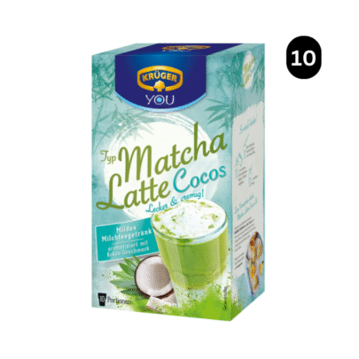 Kruger You - 10 Plicuri de Matcha Latte Cocos