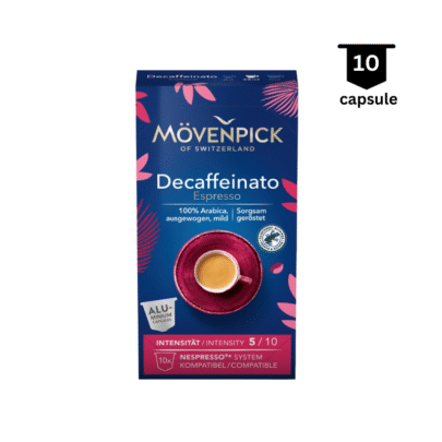 Mövenpick Decaffeinato -Compatibil Nespresso - 10 Capsule Aluminiu
