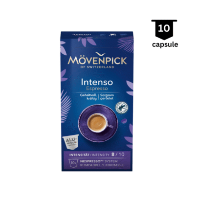 Mövenpick Espresso Intenso-Compatibil Nespresso - 10 Capsule Aluminiu
