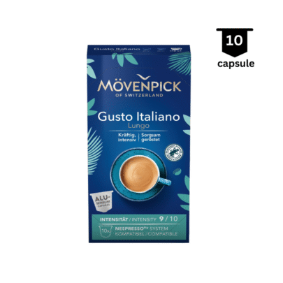 Mövenpick Gusto Italiano -Compatibil Nespresso - 10 Capsule Aluminiu