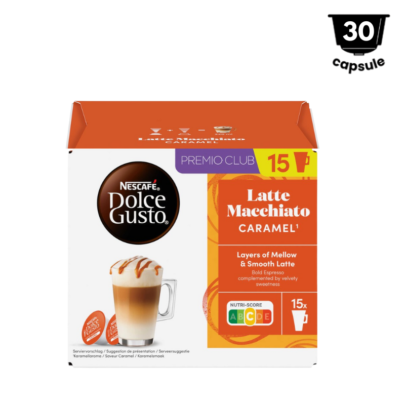Nescafè Dolce Gusto Latte Macchiato Caramel- 30 (15 +15) Capsule