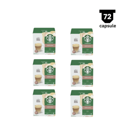 72 capsule Starbucks Caffe Latte By Nescafe Dolce Gusto 6x12 capsule