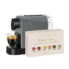 Espressor capsule TCHIBO Cafissimo Pure Plus GRI + 60 capsule Caffisimo Classic Collection Pachet Promoțional