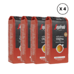 Pachet 4 X Segafredo Selezione Crema , cafea boabe 1kg