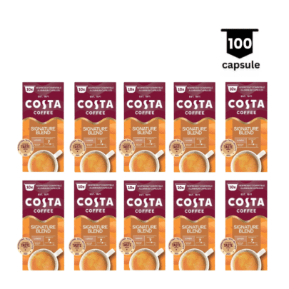 <strong>BLACK FRIDAY</strong>‼ Costa Coffee Lungo Signature Blend - Compatibil Nespresso – 100 Capsule Aluminiu