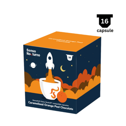 Senso Nocturno Caramelised Orange Peel Chocolate- Compatibil Dolce Gusto- 16 Capsule