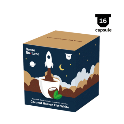 Senso Nocturno Coconut Heaven Flat White- Compatibil Dolce Gusto- 16 Capsule