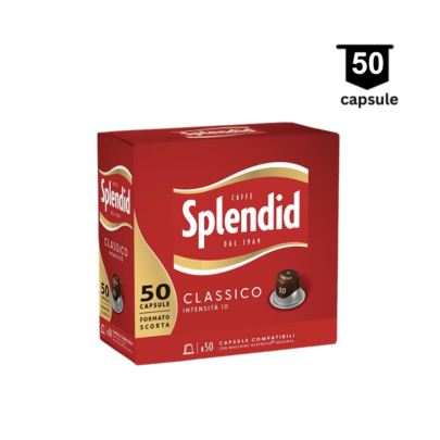 Splendid Classico- Compatibil Nespresso - 50 Capsule Aluminiu