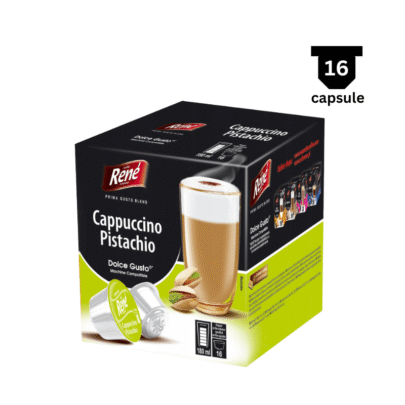 Café René Cappuccino Pistachio - Compatibil Dolce Gusto- 16 Capsule