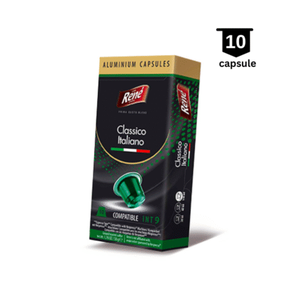 Café René Classico Italiano- Compatibil Nespresso - 10 Capsule Aluminiu