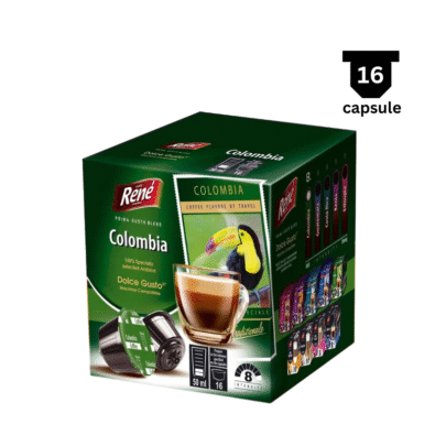 Café René Colombia- Compatibil Dolce Gusto- 16 Capsule