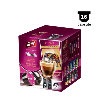 Café René Ethiopia- Compatibil Dolce Gusto- 16 Capsule