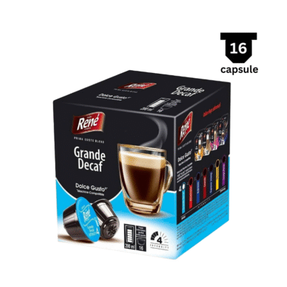 Café René Grande Decaf- Compatibil Dolce Gusto- 16 Capsule