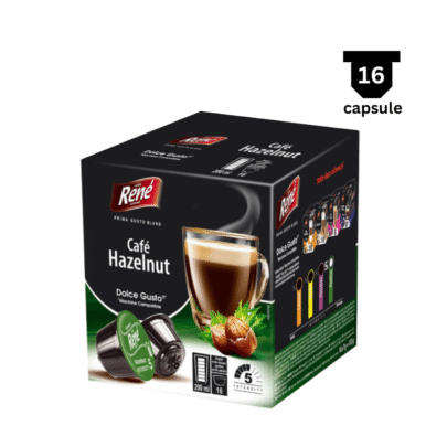 Café René Hazelnut - Compatibil Dolce Gusto- 16 Capsule