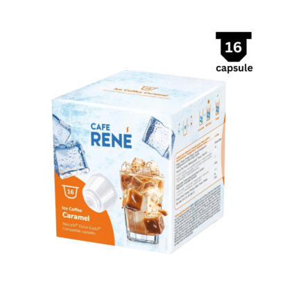 Café René Iced Coffee Caramel- Compatibil Dolce Gusto- 16 Capsule