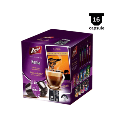 Café René Kenia- Compatibil Dolce Gusto- 16 Capsule