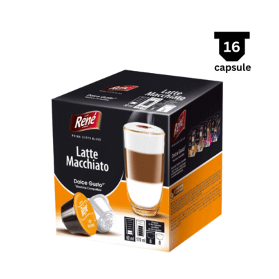 Café René Latte Macchiato - Compatibil Dolce Gusto- 16 Capsule (8+8)