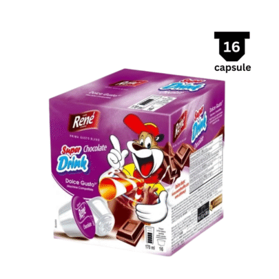 Café René Super Drink Ciocolata - Compatibil Dolce Gusto- 16 Capsule