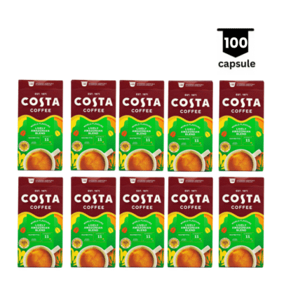 <strong>BLACK FRIDAY</strong>‼ Costa Coffee Lively Amazonian Blend - Compatibil Nespresso – 100 Capsule Aluminiu