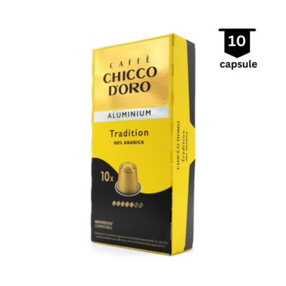 Chicco D’oro Tradition 100% Arabica -Compatibil Nespresso - 10 Capsule Aluminiu