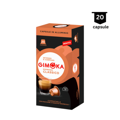 ‼<strong>SUPER PROMO</strong>‼ Gimoka Classico – Compatibil Nespresso - 20 Capsule Aluminiu