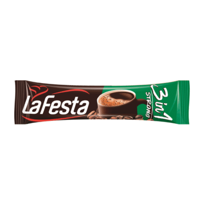 Alternative view of LA FESTA Cafea Instant 3 in 1 Strong - 24 Plicuri
