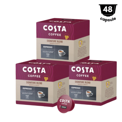 48 Capsule Costa Coffee Signature Blend Espresso- Compatibil Dolce Gusto -3x16 Capsule
