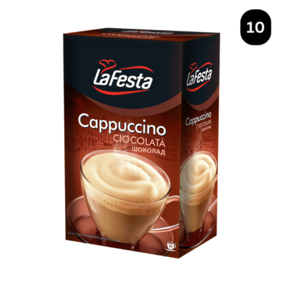 LA FESTA Cappuccino Ciocolată, băutură instant - 10 Plicuri