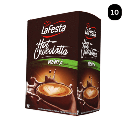 LA FESTA Ciocolată Caldă cu gust de Mentă 10 Plicuri
