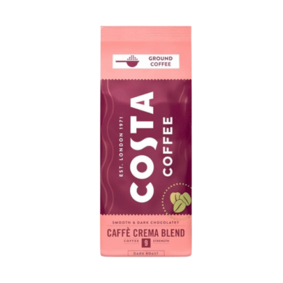 Costa Coffee Caffè Crema Blend Dark Roast, Cafea Măcinată - 500g