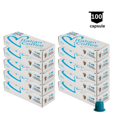 Italian Coffee Decaffeinato- Compatibil Nespresso - 100 Capsule