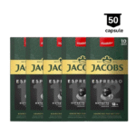 <strong>SUPER PROMO</strong>‼  Jacobs Espresso Ristretto (12) – Compatibil Nespresso – 50 Capsule Aluminiu