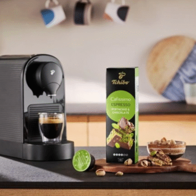Tchibo Espresso Fistic și Ciocolată – Cafissimo - 10 Capsule | AromaKaffe