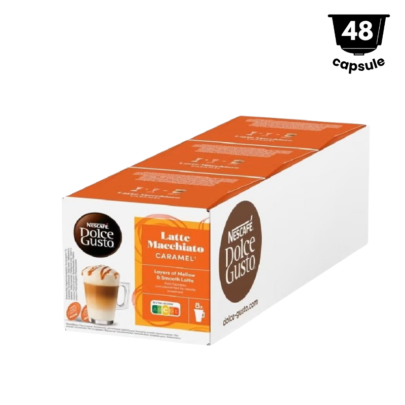 48 Capsule Nescafè Dolce Gusto Latte Macchiato Caramel , 3x16 Capsule