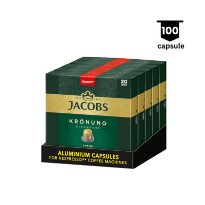 <strong>SUPER PROMO</strong>‼ Jacobs Kronung Crema  - Compatibil Nespresso - 100 Capsule Aluminiu
