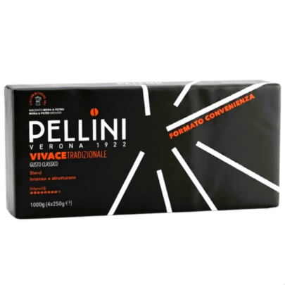 Pellini Vivace Tradizionale - Cafea Măcinată 4 x 250g
