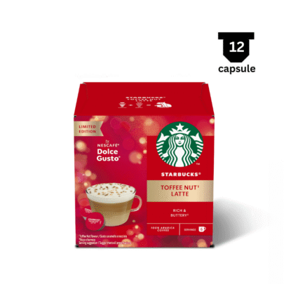 Starbucks Caffe Toffee Nut Latte By Nescafe Dolce Gusto - 12 Capsule (6+6)