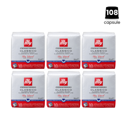 Pachet 108 Capsule Illy Iperespresso Lungo