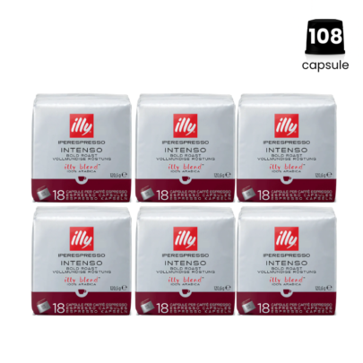 Pachet 108 Capsule Illy Iperespresso Intenso