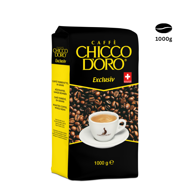 Chicco d’Oro Exclusiv - Cafea Boabe 1Kg | AromaKaffe Chicco d’Oro Exclusiv - Cafea Boabe 1Kg