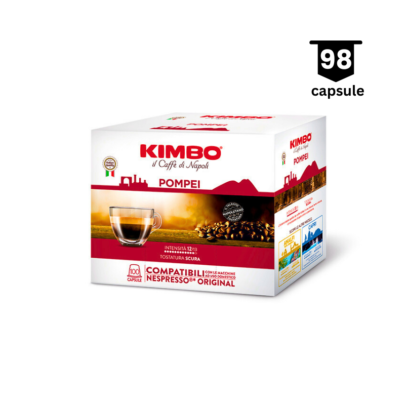 ‼<strong>SUPER PROMO</strong>‼ 98 Capsule Kimbo Pompei – Compatibile Nespresso