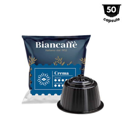 Biancaffè Miscela Crema - Compatibil Nescafè Dolce Gusto- 50 Capsule