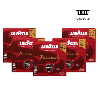 Pachet Lavazza Espresso Passionale – Compatibil A Modo Mio- 180 Capsule