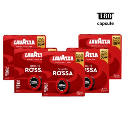 Pachet Lavazza Qualita Rossa – Compatibil A Modo Mio- 180 Capsule