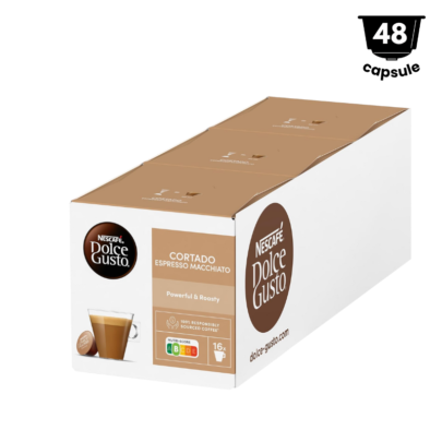 48 capsule Nescafè Dolce Gusto Cortado, 3x16 Capsule